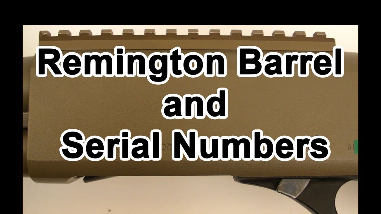 remington 700 serial number date code
